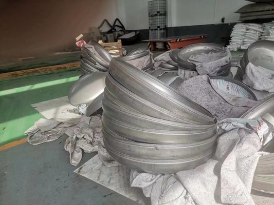 300mm 2mm 압력 용기 모래 폭발을위한 평면 접시 머리