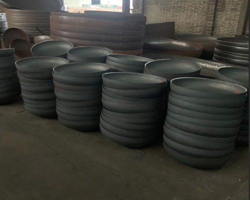LN2 Q235 탱크 평면 접시 된 머리 코팅 탄소 강철 89mm 100mm