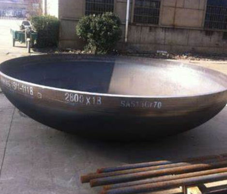 저장 탱크 탄소 강철 접시 머리 끝 500mm 지름 10mm 두께